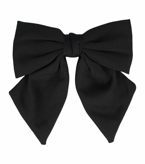 2110616310 Haarspeld Strik 15cm Zwart – Stevige Patentspeld – Elegant Haaraccessoire voor Dames & Meisjes