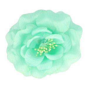 Haarspeld Duckklem 10cm – Elastiek Broche Bloemvorm – Groen