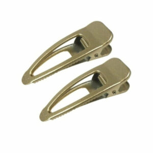 Haarspeld Duckklemmen 6cm – Open Vorm – Goud – Set van 2