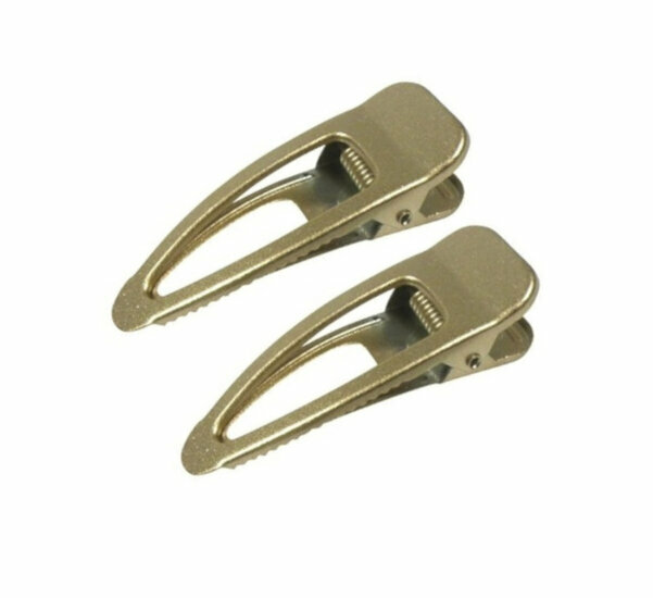2110621452 Haarspeld Duckklemmen 6cm – Open Vorm – Goud – Set van 2