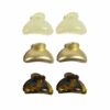 Haarspeld Haarklemmen 3cm – Glans – Crème Goud Bruin – Set van 6