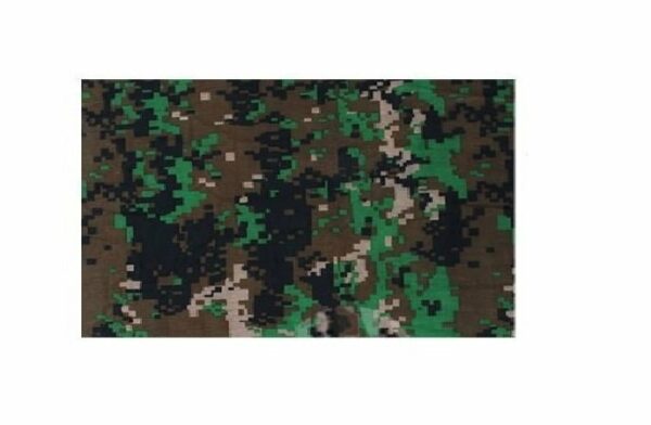 2110621572 Haarband multifunctioneel - Camouflage 45x25cm - Groen