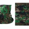 2110621575 Haarband multifunctioneel - Camouflage 45x25cm - Groen