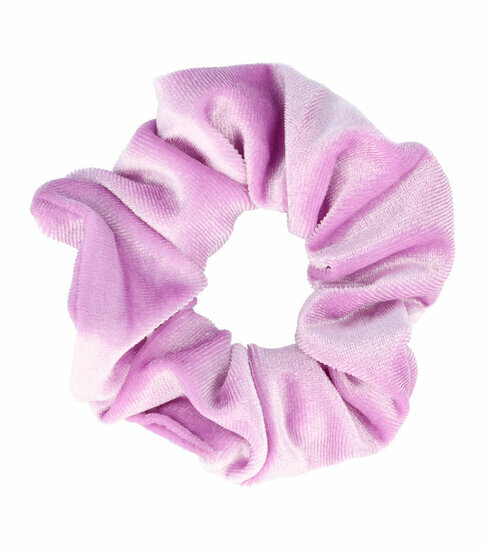2110621707 Haarelastiek Scrunchie – Basic – Velvet Stof – Lila Paars
