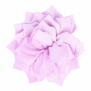 Haarspeld Duckklem 7cm – Bloemvorm van Stof – Paars