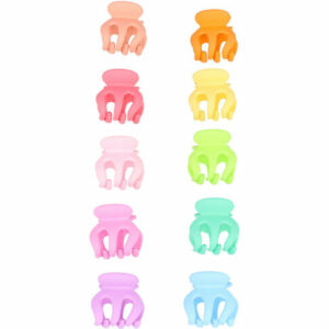 Haarspeld Haarklemmen 2cm – Klein Spinmodel – Blauw Groen Geel Roze Paars Oranje – Set van 10