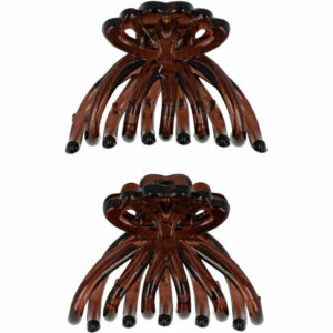 Haarspeld Haarklemmen 4cm – Spin Model – Bruin – Set van 2