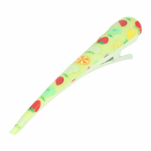 Haarspeld Duckklem 13cm – Basic – Fruitprint – Metaal – Groen
