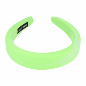 Haarband Diadeem 3cm – Dik Gevuld – Effen Kleur Stof – Handmade – Lichtgroen