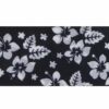2110632126 Haarband multifunctioneel - Bloemen patroon 45x25cm - Wit zwart