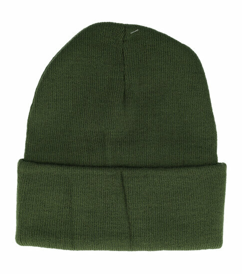 2110633815 Beanie muts - Basic unisex - Donkergroen