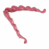 2110633824 Haarspeld bananenklem - Staartklem druppel vorm 11cm - Roze