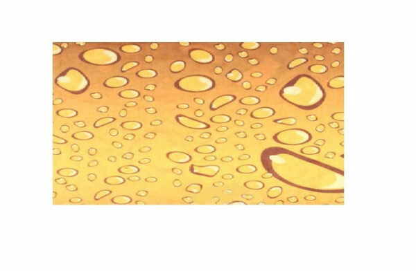 2110639329 Haarband multifunctioneel - Druppel Patroon 45x25cm - Geel