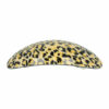 2110639476 Haarspeld Patentspeld Ovaal 10cm – Panter Patroon – Geel/Zwart