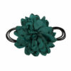 2110643169 Haarband bloem - Veter striklint - Donkergroen
