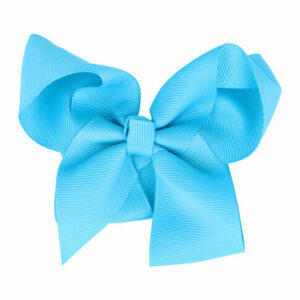 Haarspeld Duckklem 10cm – Strik van Stof – Blauw