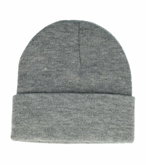 2110652433 Beanie muts - Basic unisex - Grijs