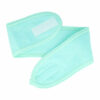 2110652514 Haarband Make-Up – Beauty hoofdband 8 cm – Verstelbaar met klittenband – Groen