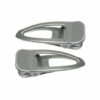 2110652808 Haarspeld Duckklemmen 6cm – Open Vorm – Zilver – Set van 2