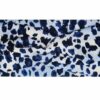 2110653006 Haarband Twist 9cm – Panterprint – Jersey Stof – Blauw