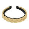 2110679754 Haarband Diadeem 2,5cm – Gevlochten Rubberlook – Beige