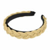 2110679757 Haarband Diadeem 2,5cm – Gevlochten Rubberlook – Beige