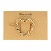 2110679829 Haarspeld haarclip - Hart vorm gedraaid 4cm - Goud