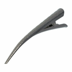 Haarspeld Duckklem 13cm – Basic – Ruitpatroon – Metaal – Antraciet Grijs
