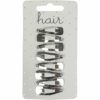 2110681191 Haarspeld Klikklak 3 cm - Basic Mini - Zilver - Set van 8