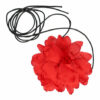 2110681437 Haarband bloem - Veter striklint - Rood