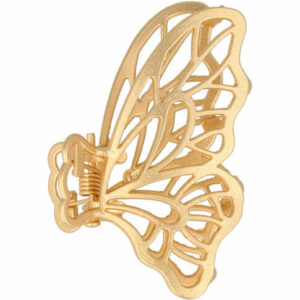 Haarspeld Haarklem 8cm – Vlinder Vorm – Metaal – Goud