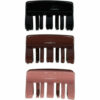2110709052 Haarspeld Haarklemmen 8cm – XL Recht Model – Zwart Bruin Roze – Set van 3