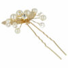 2110709130 Haarspeld haarpin - Leaves parels - Goud