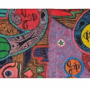 Haarband multifunctioneel - Ibiza patroon 45x25cm - Roze