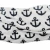 2110714170 Haarband multifunctioneel - Maritiem patroon 45x25cm - Wit grijs