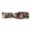 2110714365 Haarband Twist 5cm – Paisleyprint – Gladde Stof – Multicolor Zwart