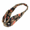 2110714371 Haarband Twist 5cm – Paisleyprint – Gladde Stof – Multicolor Zwart
