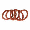 2110727430 Haarelastieken basic - Hair Tie - Bruin - Set van 5