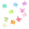 2110727541 Haarspeld Haarklemmen 2,5cm – Klein Vlindervorm – Blauw Groen Geel Roze Paars Oranje – Set van 10