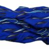 2110727565 Haarband multifunctioneel - Vlammen patroon 45x25cm - Blauw