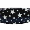 2110731873 Haarspeld Patentspeld Ovaal 9cm - Sterren Print - Zwart/Wit