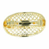 2110731891 Haarspeld Patentspeld Ovaal 7cm – Metaal – Opengewerkt met Wave Design – Goud