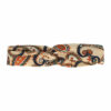 2110732245 Haarband Twist 5cm – Paisleyprint – Gladde Stof – Multicolor Beige Bruin
