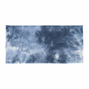 Haarband stof - Tie dye patroon 11cm - Blauw