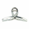 2110749807 Haarspeld Haarklem 7,5cm – Wave Vorm – Metaal – Zilver