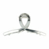 2110749810 Haarspeld Haarklem 7,5cm – Wave Vorm – Metaal – Zilver