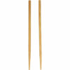 2110749924 Haarspeld haarpinnen - Haarstokjes basic hout 18cm - Bruin - Set van 2