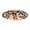 2110759143 Haarspeld Patentspeld Ovaal 10cm – Panter Patroon – Oranje/Bruin/Beige