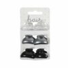 Haarspeld Haarklemmen 3cm – Glans – Transparant Zwart Zilver – Set van 6
