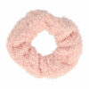 2110759431 Haarelastiek Scrunchie – Teddy Stof – Roze